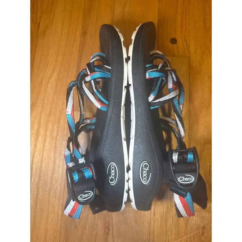 Chaco Z/1 Classic Sport Sandals Blue Webbing Women’s Size 9